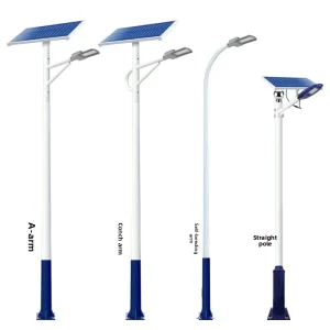 IP65 LED Solar Street Lights 6 Meter for Municipal Projects & Rural Areas Outdoor Courtyard Lighting