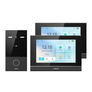 IP65 Waterproof 7 Inch WiFi Villa Video Intercom System Tuya APP Controls the IR Night Vision Doorbell Kit