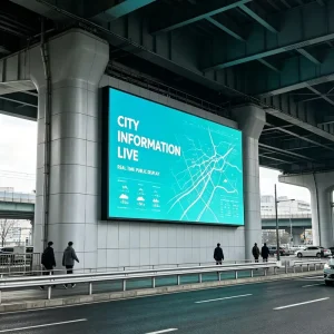 IP65 Waterproof Full Color Outdoor LED Advertising Screen P10 8K HDR10 Sunlight Readable 5500 6000cd m Brightness Die casting
