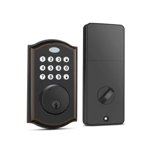 IP65 Waterproof Smart Lock American Password Indoor Aluminum Alloy Smart Home Door Lock with Mechanical Key
