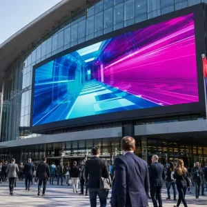 IP66 Full Waterproof Outdoor LED Billboard P6.67 Front Rear Maintenance Fixed 1080P Sunlight Readable LED Display Global Urban