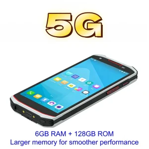 IP66 Waterproof Shockproof Smart Handheld Terminal with 1.5m Drop Resistance Industrial PDA for Harsh Environment