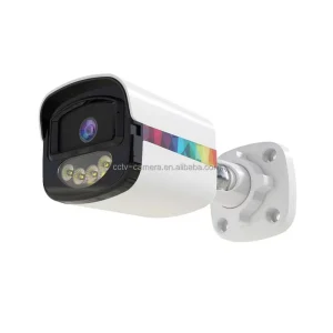 IP67 Weatherproof Outdoor P2P Colorvu 4MP PoE IP Bullet Surveillance Camera with CMOS Sensor Night Vision & Motion Detection