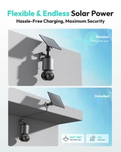 IQ Smart Security Camera W510 with Infrared Night Vision PTZ WiFi & AI Animal Recognition Cloud Storage