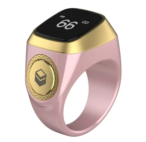 IQibla Smart Tasbih Ring Beads Counter for Muslims Digital Zikr Tasbeeh Smart Tasbih Ring
