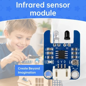 IRS01 Infrared Obstacle Avoidance Sensor Module 3.3-5V Digital Output for DIY Robot Smart Car Starter