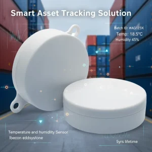 Ibeacon Eddystone Smart Warehouse Asset Solution Management System Wide Range Temperature Humidity Sensor RSSI Ble Beacon