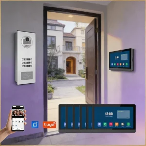 Ideal for Residential Communities With Tuya Smart APP Control 6-Button IP Smart Home System for Convenience