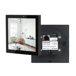 In Wall Home Automation Smart 4 Inch Control Panel Light Sensor DC12V Poe Tablet
