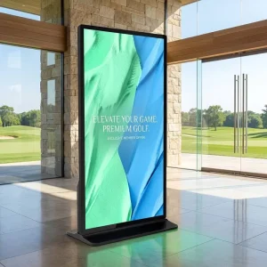 Indoor Full Screen LCD Digital Signage Kiosk Interactive Advertising Display With AI Assistant Touch Screen OEM Supplier