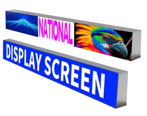 Indoor LED Bar Screen P2.5 640x160mm Full Color for Retail Store Advertising