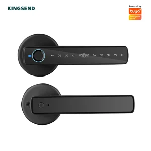 Indoor TUYA APP Smart Electronic Split Handle Fingerprint Door Lock with Cloud Storage Aluminium Alloy Digital Smart Lock