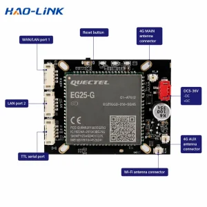 Industrial 4G LTE Router EG25-G 4G Ethernet Router for IP Camera Video Transmission OEM