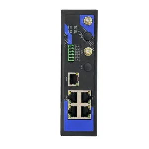 Industrial 4G LTE Wireless Router with 5 Gigabit LAN Ports for Factory Automation and Remote Monitoring