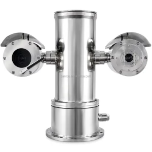 Industrial Explosion Proof PTZ Thermal Imaging Camera with Temperature Detection and Alarm System