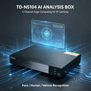 Industrial Grade TD N5104 Intelligent Analysis Box 4CH IP Camera RTSP GA T1400 Protocol AI Behavior Detection Alarm Box