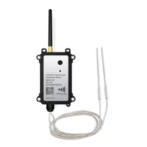 Industrial Iot Device with Dual Probe LoRa Detector Temperature Sensor for Smart Building