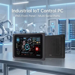 Industrial Panel PC with Metal Housing IP65 Die cast Aluminum Front Panel Multi COM Ports for Industrial IoT Automation Control