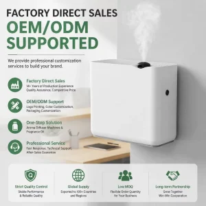 Infrared Oil Detection Margin Aroma Diffuser Commercial Office Hotel Scent Diffuser Smart Application Perfume Diffuser