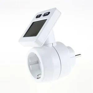 Innovative German Standard Smart Plug LCD Display Energy Monitoring 16A Rating Efficient Tracking Power Consumption Euro Socket