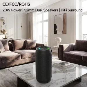 Innovative MP2-1 20W Power Wireless Speaker HiFi Surround Sound IPX7 Waterproof For Modern Desktop Living Room