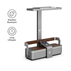 Innovative T-Shaped Smart Street Bench Solar Energy Charging Station With Integrated Advertising Screen for Public Park