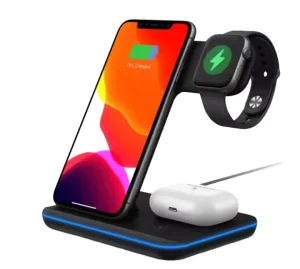Innovative Tech Products Multifunctional Universal 15W QC3.0 Magnetic Fast Charging Station Wireless Chargers Smart Watch