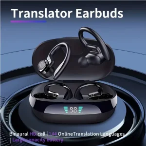 Instant AI Voice Translator Earbuds for Real-Time Foreign Language Translation