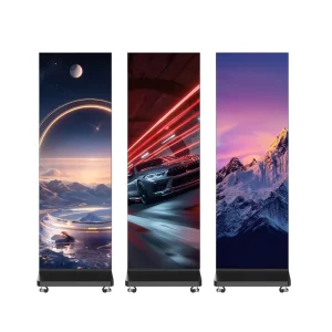 Integrated LED Poster Screen All in One Unilumin Digital Signage Display 4K UHD HDR 1000 Sunlight Readable Built In CMS Display