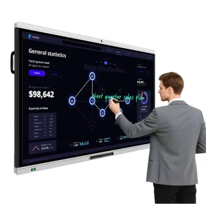 Intel I3 I5 I7 65 Inch 4K LED IR 20 Point Touch Smart Board Interactive Whiteboard Flat Panel Education