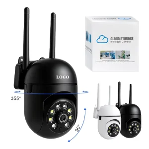 Intelligent 355°Security Dome Camera Professional Two Way Talk Smart IP Camera Easy Setup Home Smart Camera System for Baby