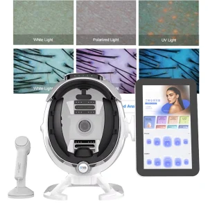 Intelligent AI K56 Upload Skin Scalp Analyzer RGB Positive Negative Polarized Light UV Wood Lamp Detector Face Pigment Detection
