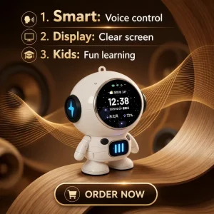 Intelligent AI Toy Dialogue Robot Chat Companion WIFI Bluetooth Speaker Learning Machine For Ages 7 14