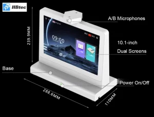 Intelligent AI Translation Machine with Dual Display, Two-Way Voice Playback, 150+ Languages and Secure Data Management