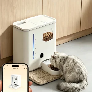Intelligent Automatic Feeder and Water Dispenser Two in one Combination Set with Remote Monitoring Function