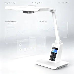 Intelligent Eye Care Desk Lamp Global 4G Network AI Interaction Heart Rate Breathing Detection With 60G Radar Sensing Technology