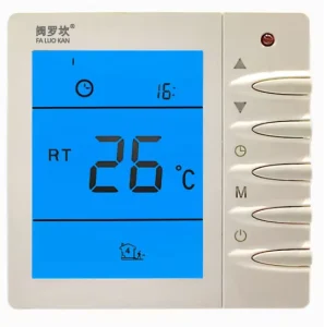 Intelligent LCD Smart Thermostat Energy Saving Flexible for Central Air Conditioning Fan Coil Unit Temperature Control Panel