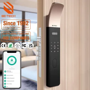 Intelligent Lock Fingerprint Pin Code Card Tuya App Key 3D Face ID Wood Door Steel Door WIFI Electronic Home Lock