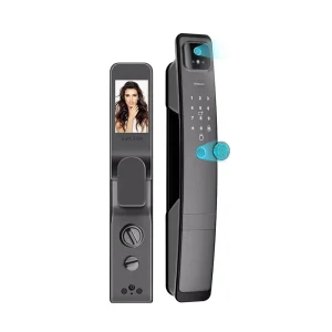 Intelligent Security Smart Home Digital Lock Tuya Wifi Access Door Lock with Fingerprint Password Card Key Office Apartment