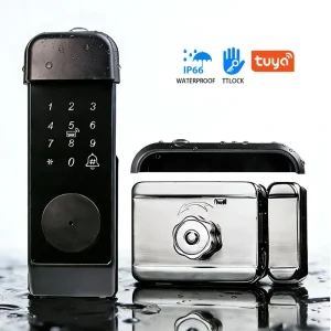 Intelligent Smart European Style Alloy Digital Automatic Password Keyless Waterproof Home Deadbolt Cylinder Door Lock