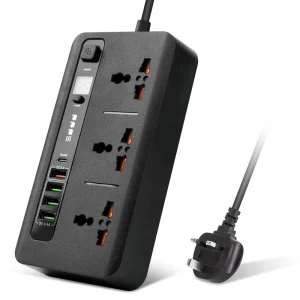 Intelligent Timer Function Power Strip Socket Integrated All copper Connection Fitted with Safety Door Plug Socket Power Socket