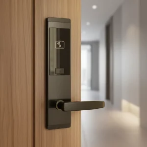 Intelligent Wireless RFID Hotel Room Door Lock with Smart Card Management System for Aluminum Steel Wooden Doors Keyless Access