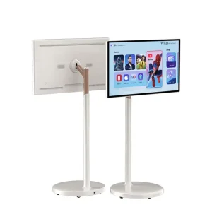 Interactive 32 Inch Smart Television in Cell Touch Intelligent Multi function Display Monitor LCD Screen Movable TV