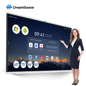 Interactive Flat Panel Touch Screen Smart Board 55/65/75/86 Inch LCD Digital Display Monitor for Schools