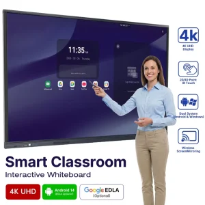 Interactive Flat Screen 55 65 75 85 86 98 110 Inch Touch Screen Interactive White Board for School Teaching