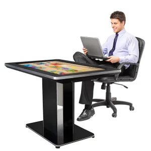 Interactive Game Table Touch Screen Offical Working Table 55 Inch With Tilting Interactive Smart Multi Touch Table