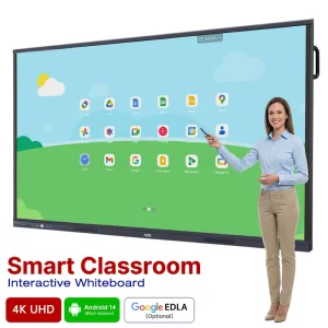 Interactive Smart Board 20 40 Point Touch Screen Android Windows OS 55 65 75 85 86 98 Inch Digital Teaching Whiteboard
