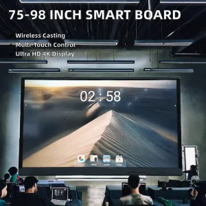Interactive Smart USB Interface 75 85 98 Inch Touch Screen Monitor Multi Function Projector TV Speaker Advertising Display New