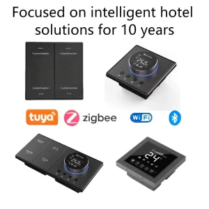 IoT Hotel RCU Control Host Optional Wired RS485 or Wireless Zigbee WiFi Hotel Intelligent Guest Room System