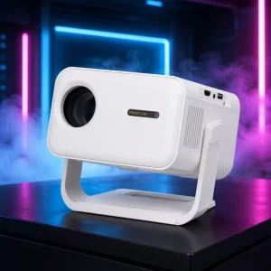 J350 LED Android LCD 1080P 350ANSI Auto Focus Auto Keystone Correction Built in Speaker WiFi 4K Smart Portable OEM Projector